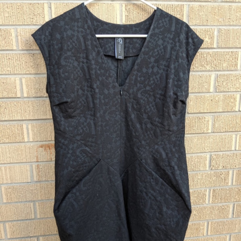Zero + Maria Cornejo black mini/midi dress